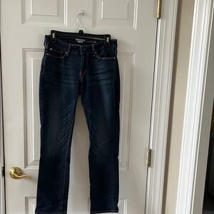 Levi's Women's Straight Leg Dark Blue Jeans